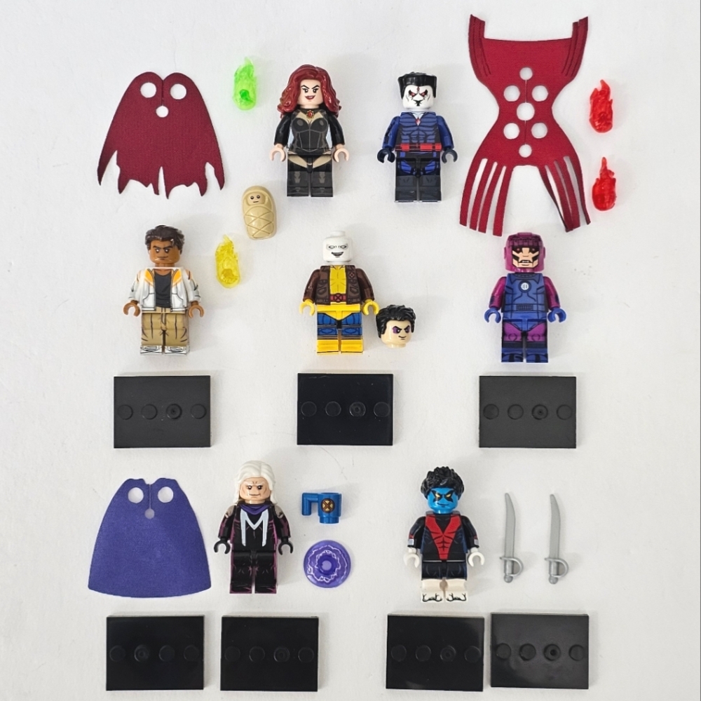 Lot of 7 Lego Compatible X-Men 97 Wave 2 Minifigures Morph Sinister Nightcrawler